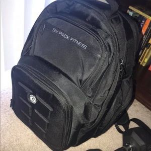Six pack fitness meal backpack